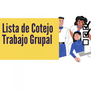 Lista de Cotejo Trabajo Grupal