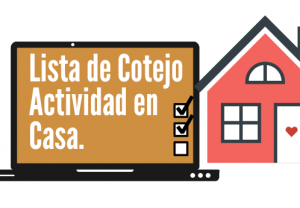 lista de cotejo actividad en casa