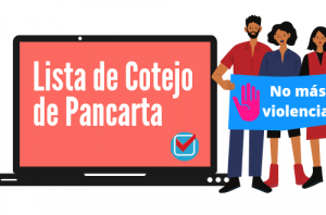Lista de cotejo para pancarta