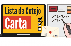 Lista de cotejo de Carta