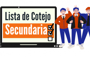 Lista de cotejo de secundaria