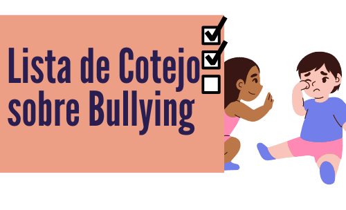 Listas de Cotejo sobre Bullying