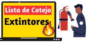 Lista de Cotejo de extintores
