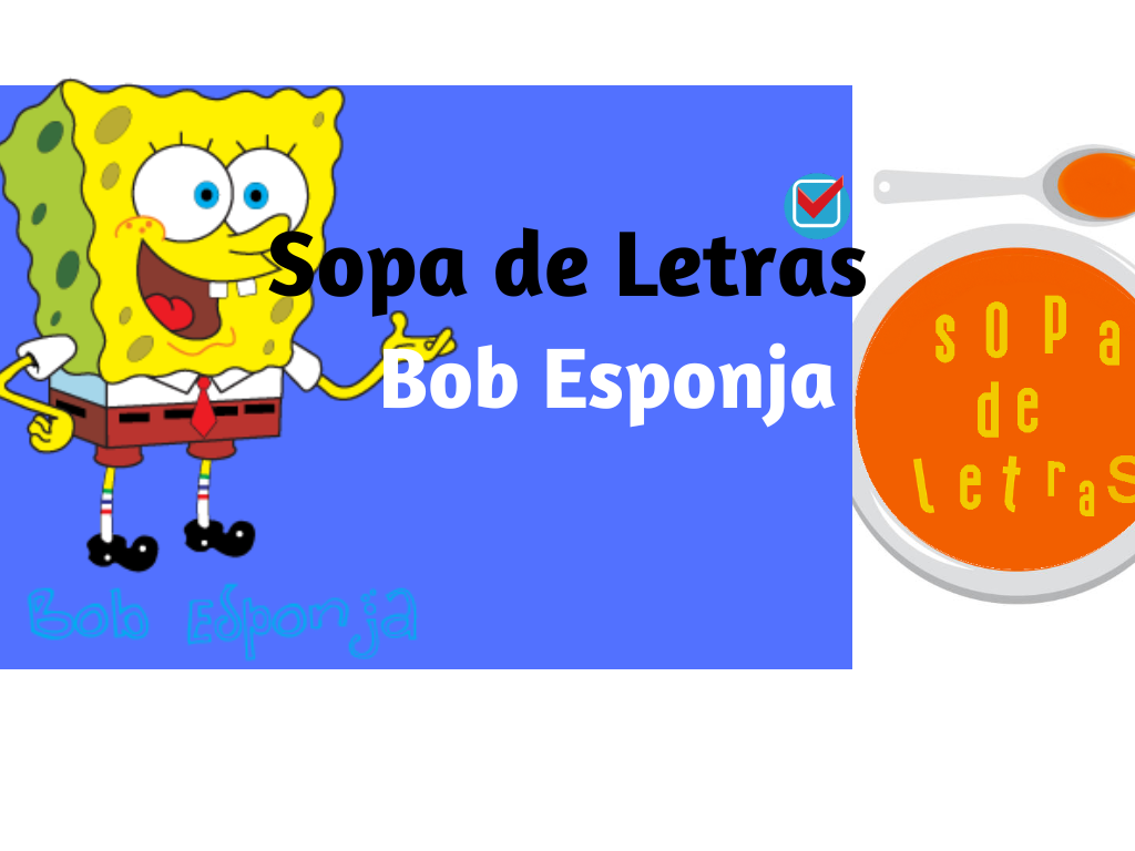 Sopa de Letras- Bob Esponja