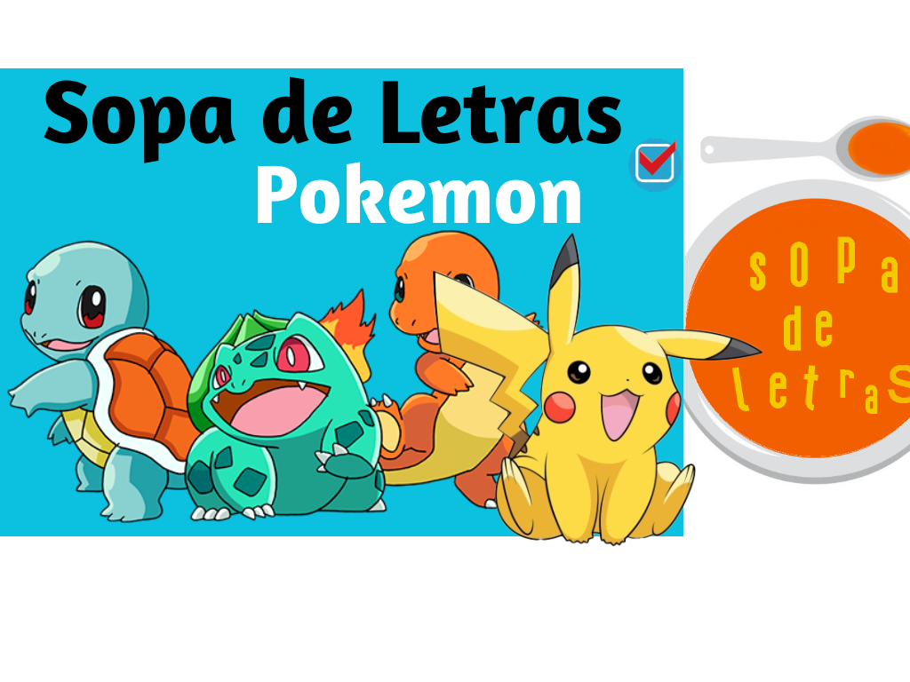 Sopa de Letras- Pokemon